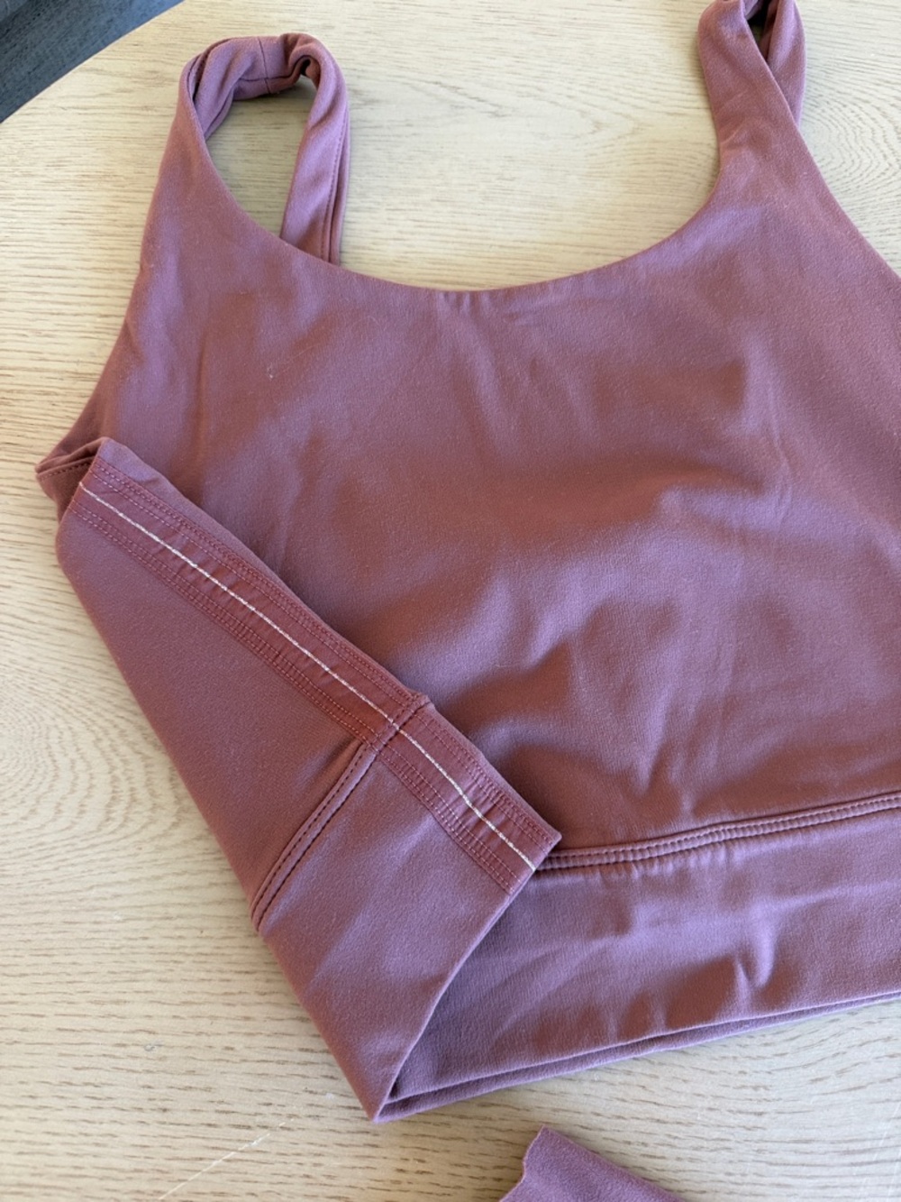 NIKE Women’s Seamless High-Waist Legging & Sports Bra Set terracotta - Picture 2 of 5